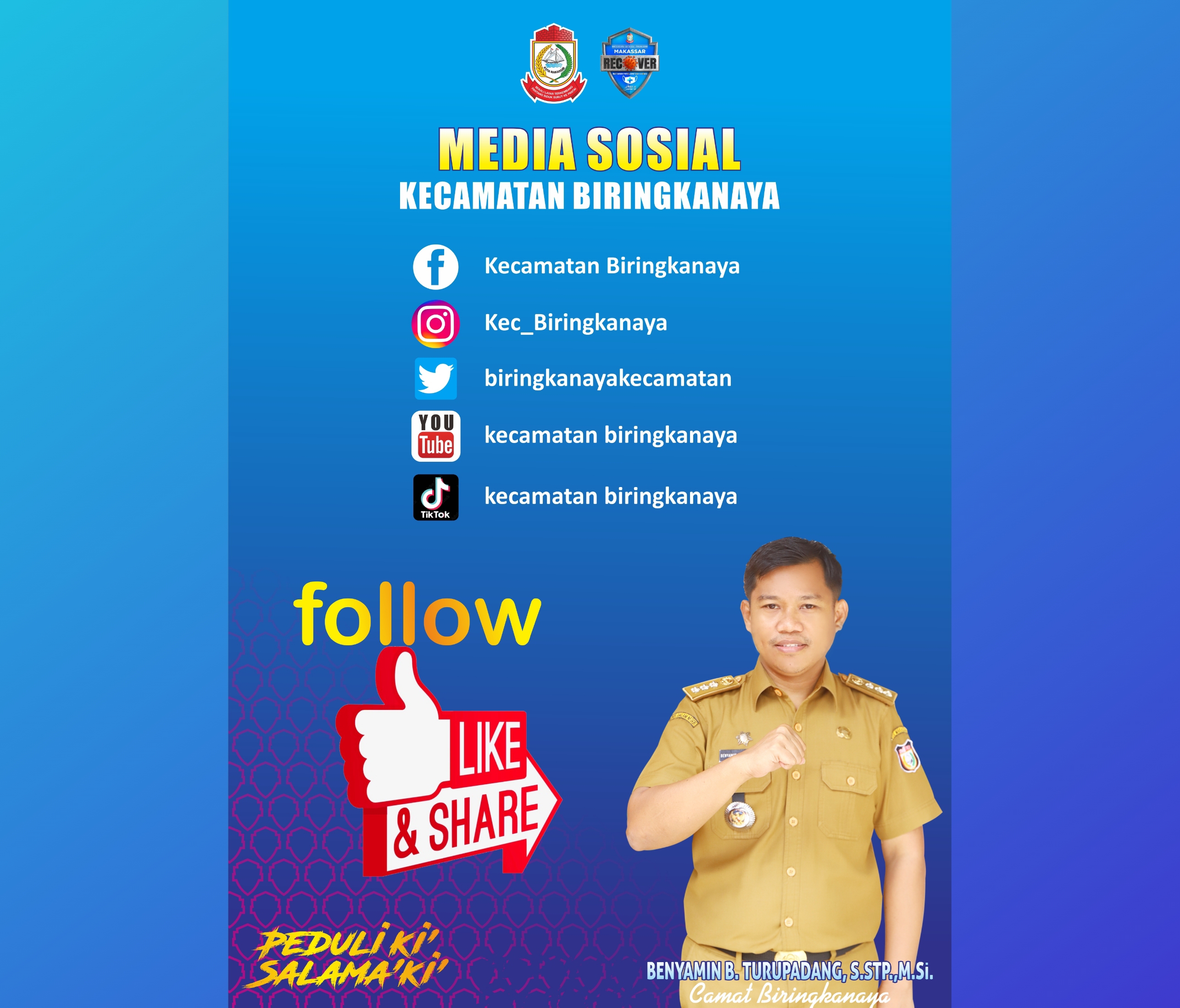 Gambar Media Sosial Resmi Kecamatan Biringkanaya